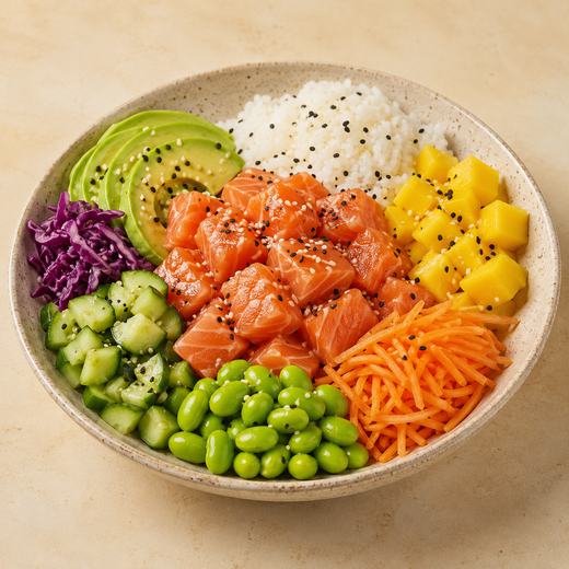 Lachs Poke Bowl
