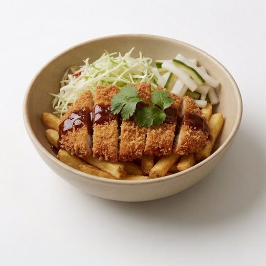 Chicken Katsu Pommesbox